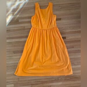 J. Crew Poplin Midi Dress 12T